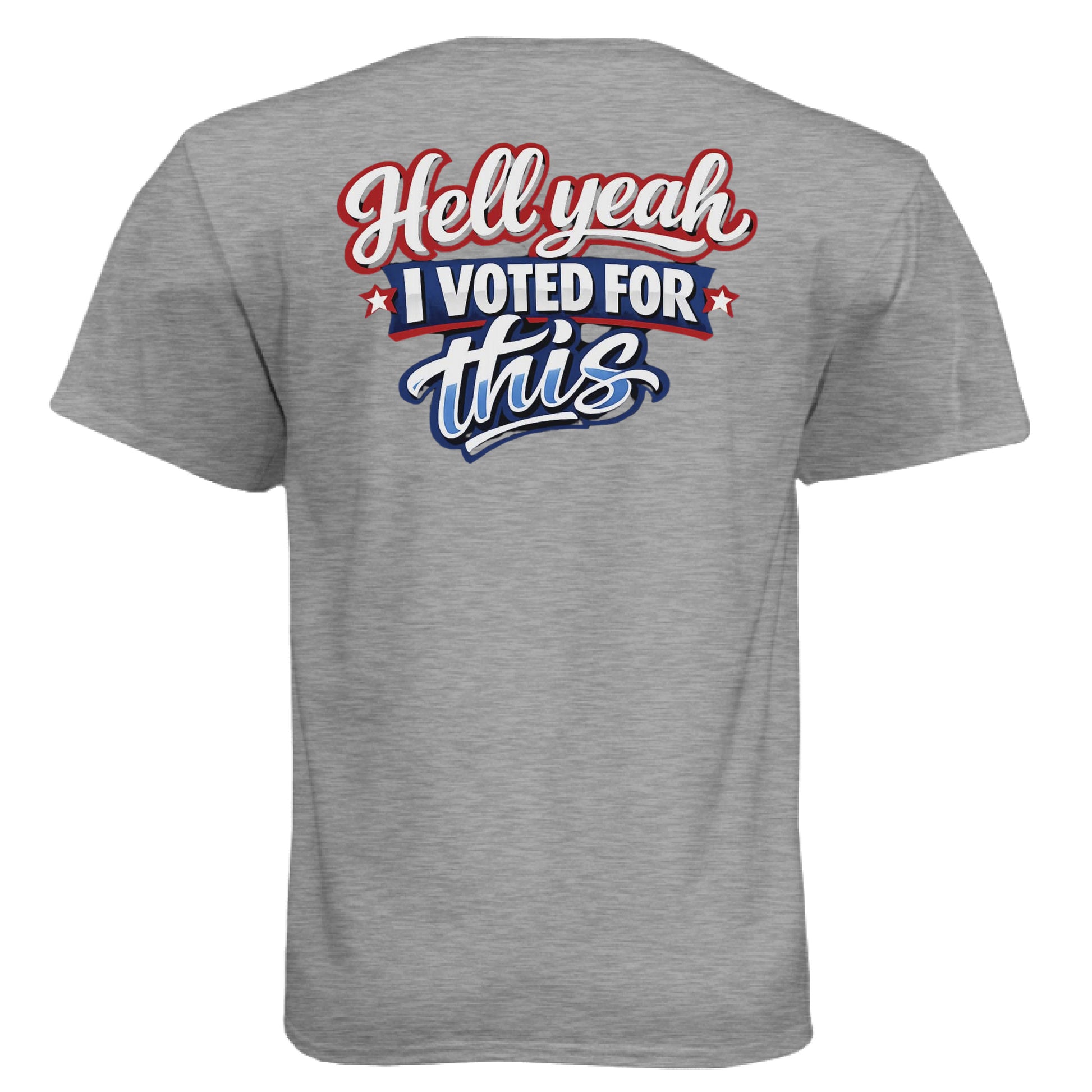 Dark Heather Grey (60/40) - BACK