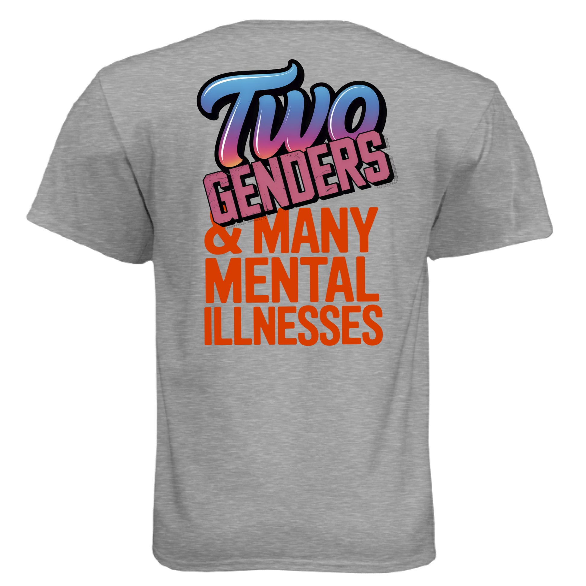 Dark Heather Grey (60/40) - BACK