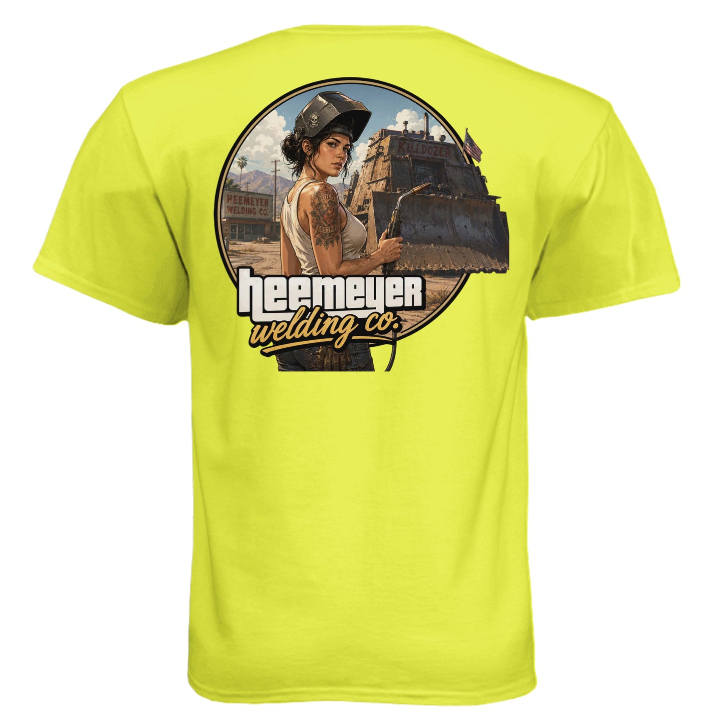 Neon Yellow - N6210 - BACK